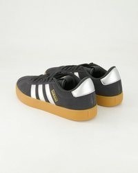 dunkelgraue Leder Turnschuhe von adidas Sportswear