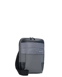 dunkelgraue Leder Umhängetasche von Samsonite