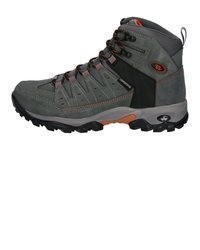 dunkelgraue Lederarbeitsstiefel von Brütting