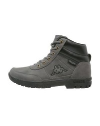 dunkelgraue Lederarbeitsstiefel von Kappa