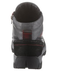 dunkelgraue Lederarbeitsstiefel von KRISBUT