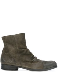 dunkelgraue Lederstiefel von Fiorentini+Baker