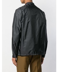 dunkelgraue leichte Shirtjacke von Prada