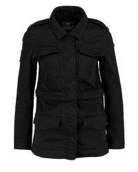 dunkelgraue Militärjacke von Superdry