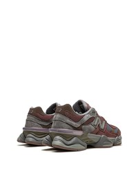 dunkelgraue niedrige Sneakers von New Balance