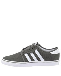 dunkelgraue niedrige Sneakers von adidas Originals