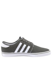 dunkelgraue niedrige Sneakers von adidas Originals