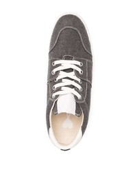 dunkelgraue niedrige Sneakers von Ami Paris