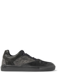 dunkelgraue niedrige Sneakers von Balenciaga