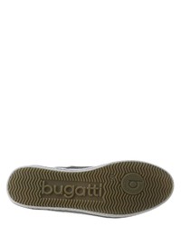 dunkelgraue niedrige Sneakers von Bugatti