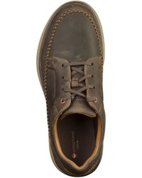 dunkelgraue niedrige Sneakers von Clarks