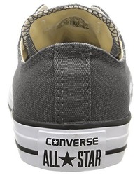 dunkelgraue niedrige Sneakers von Converse