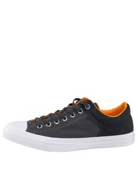 dunkelgraue niedrige Sneakers von Converse