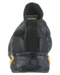 dunkelgraue niedrige Sneakers von Diesel