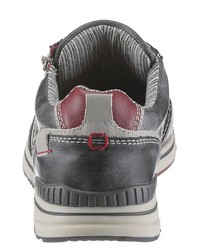 dunkelgraue niedrige Sneakers von Dockers by Gerli