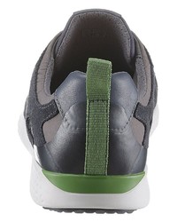 dunkelgraue niedrige Sneakers von Geox