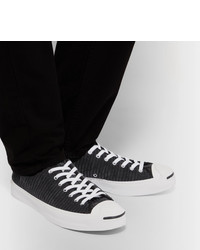 dunkelgraue niedrige Sneakers von Converse