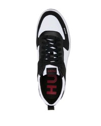 dunkelgraue niedrige Sneakers von Hugo