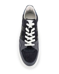 dunkelgraue niedrige Sneakers von Hogan