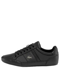 dunkelgraue niedrige Sneakers von Lacoste