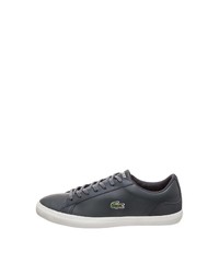 dunkelgraue niedrige Sneakers von Lacoste