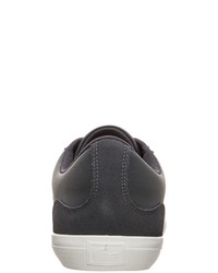 dunkelgraue niedrige Sneakers von Lacoste