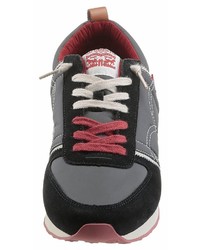 dunkelgraue niedrige Sneakers von Levi's