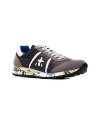 dunkelgraue niedrige Sneakers von Premiata