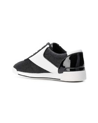 dunkelgraue niedrige Sneakers von MICHAEL Michael Kors