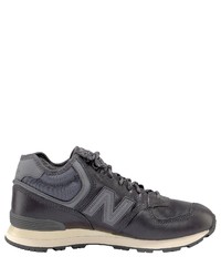 dunkelgraue niedrige Sneakers von New Balance