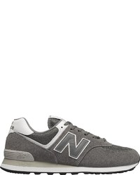 dunkelgraue niedrige Sneakers von New Balance