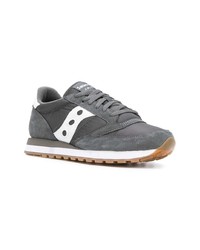 dunkelgraue niedrige Sneakers von Saucony