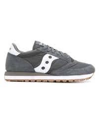 dunkelgraue niedrige Sneakers von Saucony