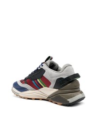 dunkelgraue niedrige Sneakers von PS Paul Smith