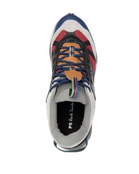 dunkelgraue niedrige Sneakers von PS Paul Smith