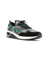 dunkelgraue niedrige Sneakers von Diesel