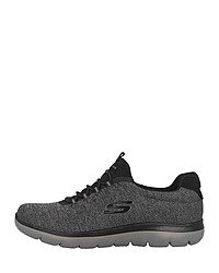 dunkelgraue niedrige Sneakers von Skechers