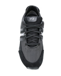 dunkelgraue niedrige Sneakers von Y-3