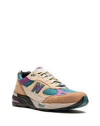 dunkelgraue niedrige Sneakers von New Balance