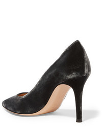 dunkelgraue Pumps von Gianvito Rossi