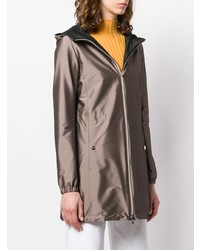 dunkelgraue Regenjacke von Herno