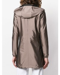 dunkelgraue Regenjacke von Herno