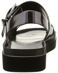 dunkelgraue Sandalen von Calvin Klein