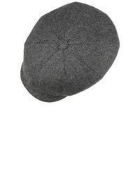 dunkelgraue Schiebermütze von Stetson