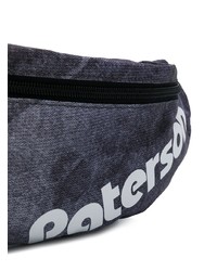 dunkelgraue Segeltuch Bauchtasche von Paterson.