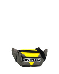 dunkelgraue Segeltuch Bauchtasche von Givenchy