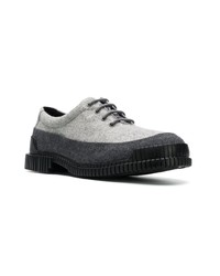 dunkelgraue Segeltuch Derby Schuhe von Camper Lab