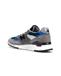 dunkelgraue Segeltuch niedrige Sneakers von New Balance