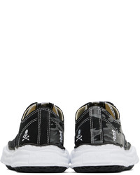 dunkelgraue Segeltuch niedrige Sneakers von Mastermind World