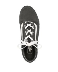 dunkelgraue Segeltuch niedrige Sneakers von Vans